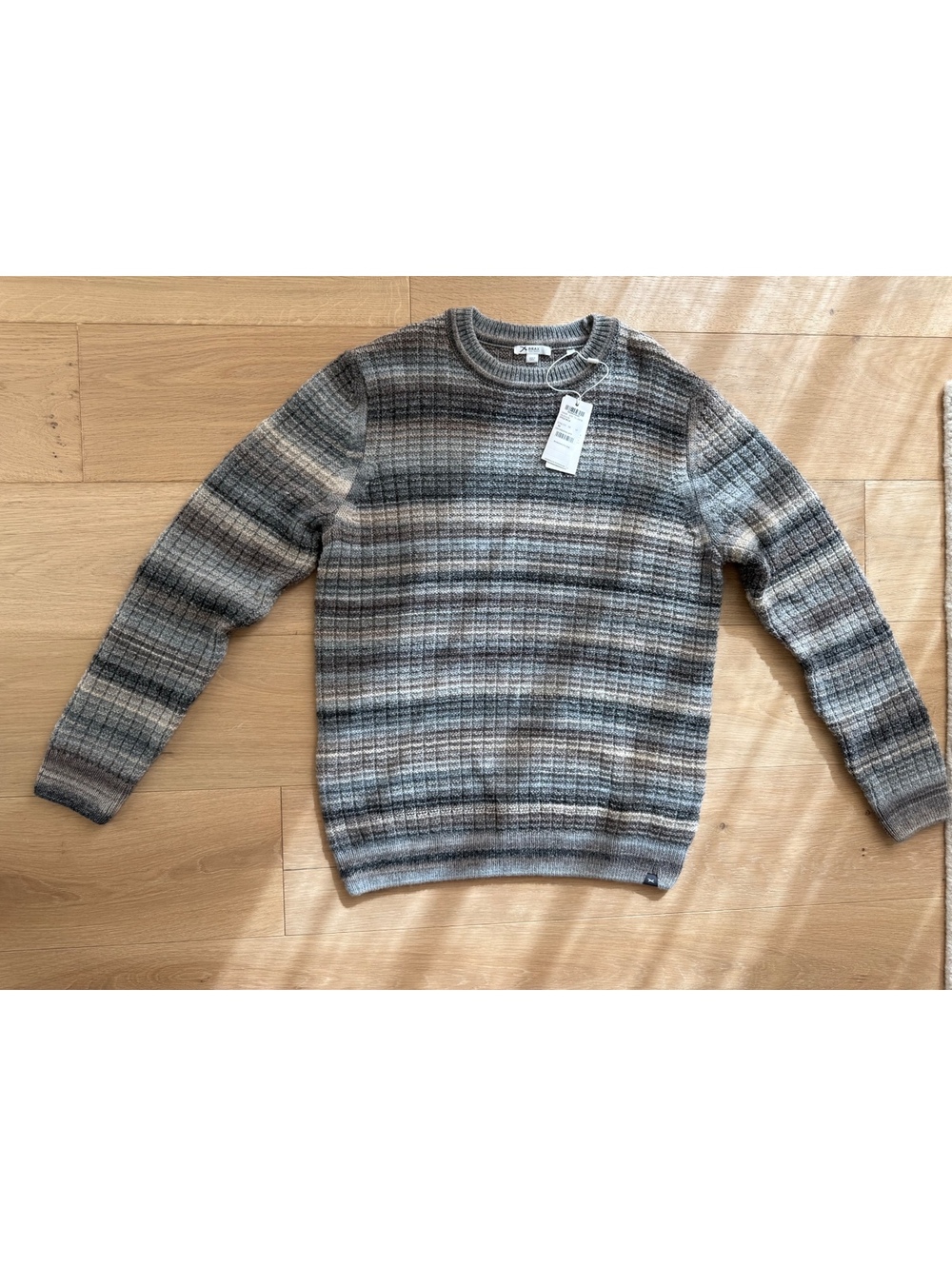 BRAX Feel Good Rick Men’s Wool Blend Crewneck Sweater Size 52 Large NWT Gray